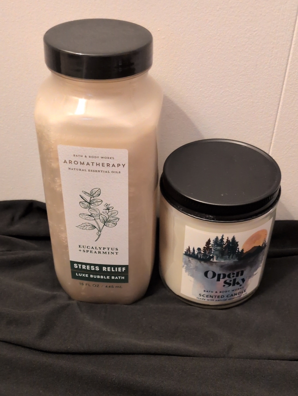 Bath & Body Works Stress Relief Eucalyptus + Spearmint Luxe Bubble Bath Bundle